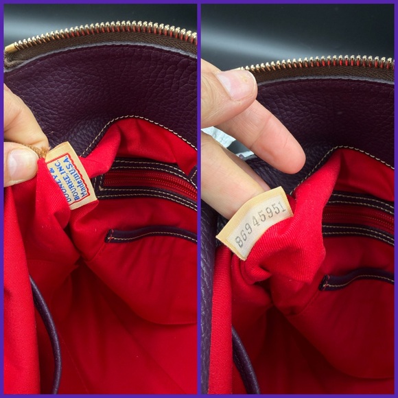 Rare Dooney And Bourke satchel PLUM - Picture 3 of 11